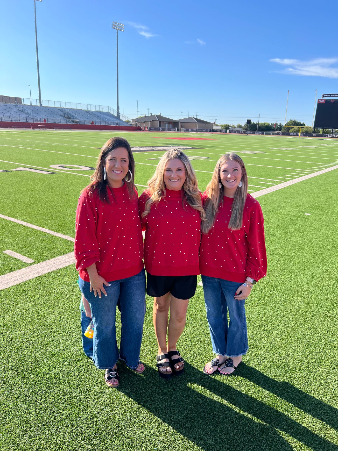 Red Pearl Sweatshirt