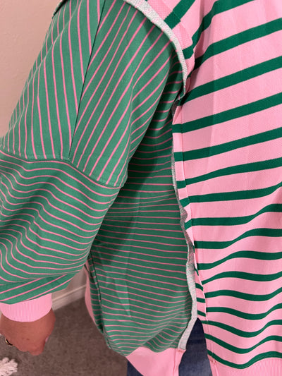 Lily Striped Pullover