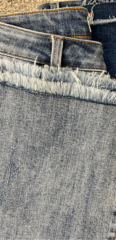 Risen Medium Wash Straight Jeans