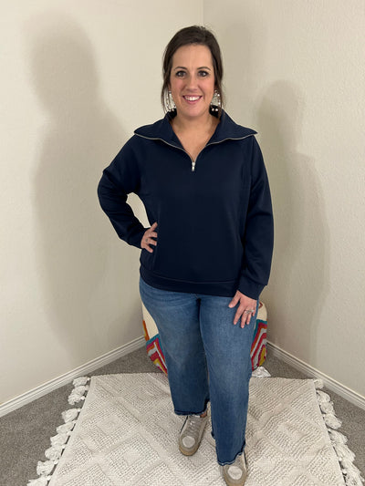 Scuba Pullover (Navy or Magenta)