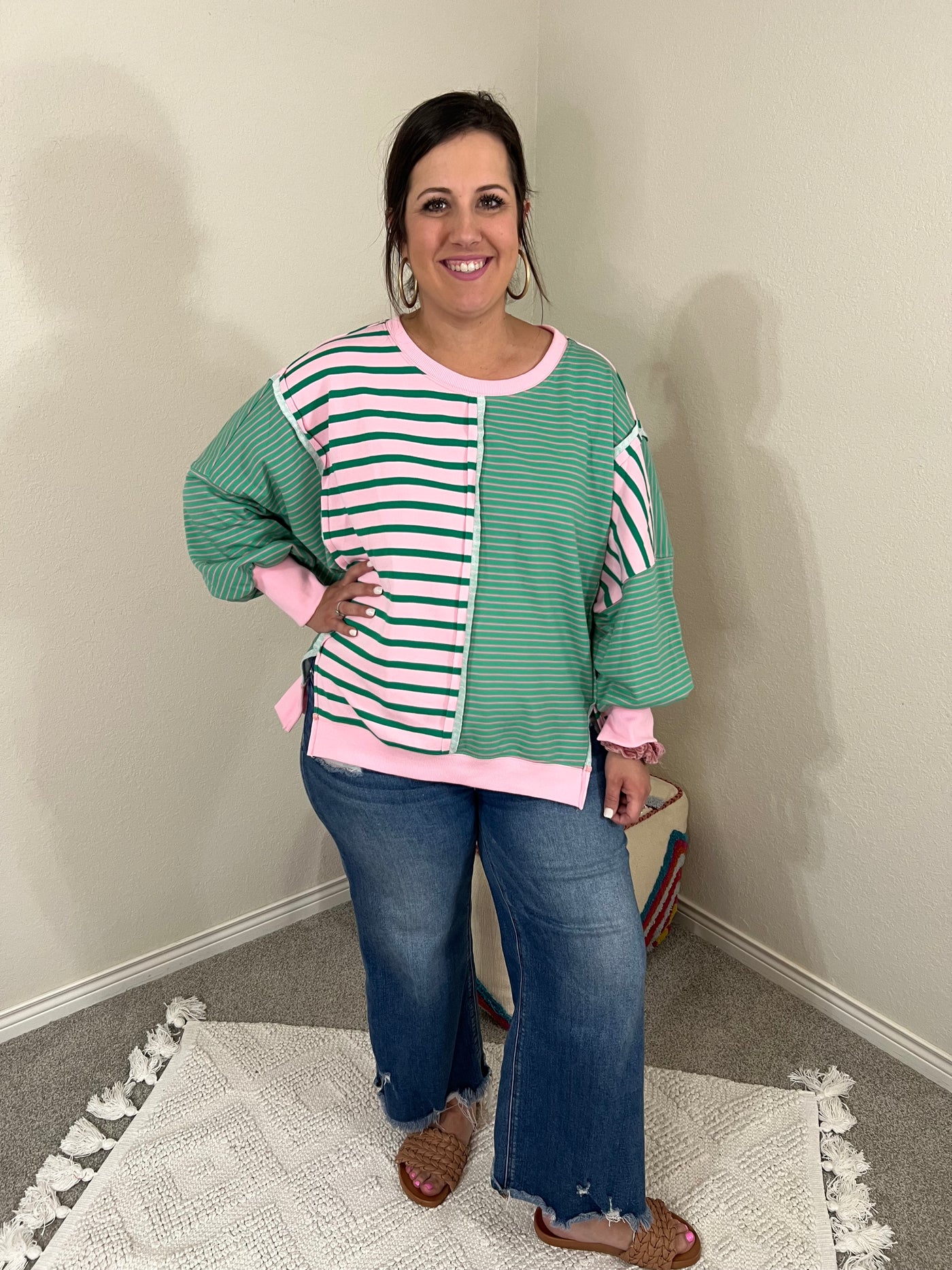 Lily Striped Pullover