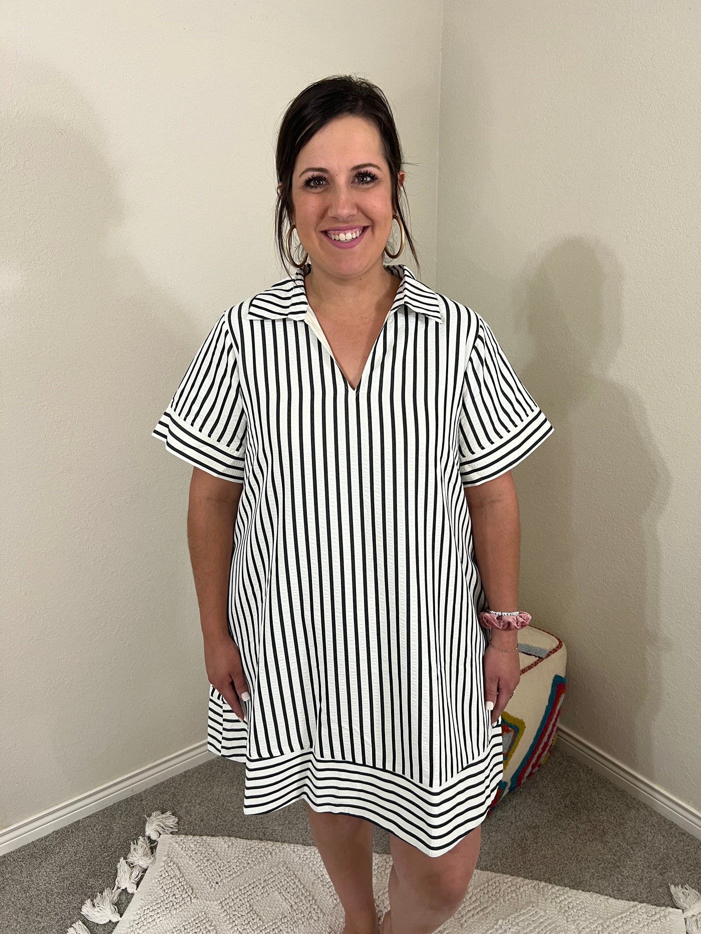 Uptown Stripe Dress