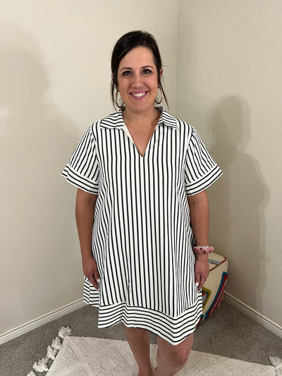 Uptown Stripe Dress