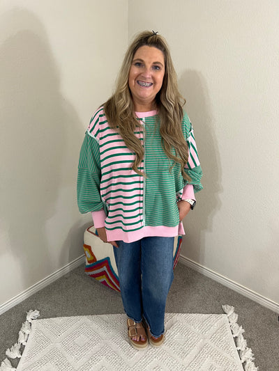 Lily Striped Pullover